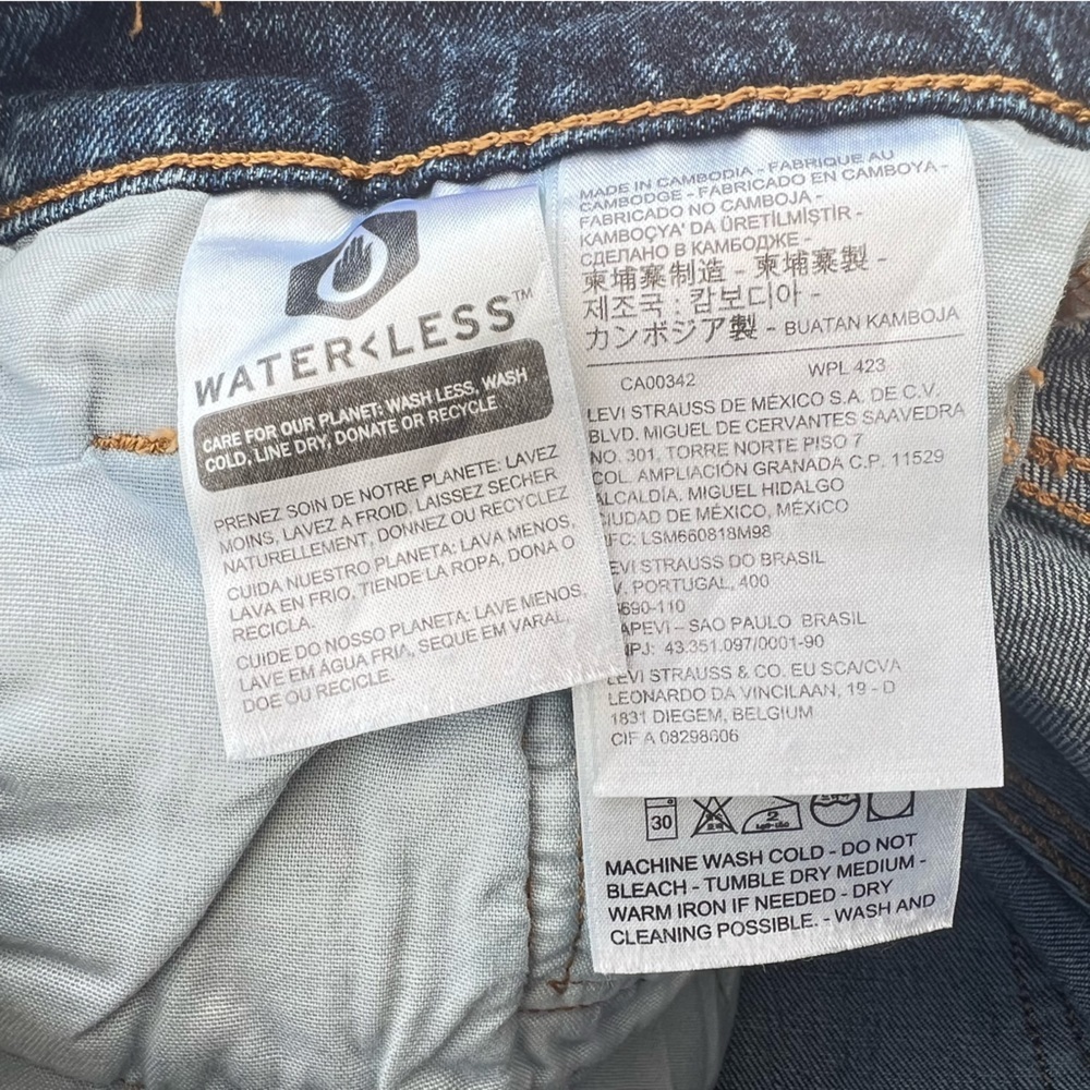 Levi’s 501 cutoff button fly jean shorts 25 denim high rise Salsa Shaker - Picture 8 of 10